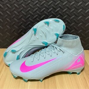 Nike Zoom Mercurial Superfly 10 Pro FG Soccer Cleats HF9433-301 Mens Size 9